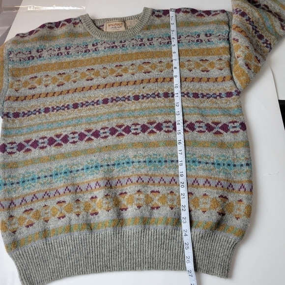 VINTAGE McGregor Shetland Wool Sweater XL - Picture 11 of 13